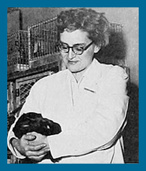 Black and white photo portrait of Helen M. Ranney